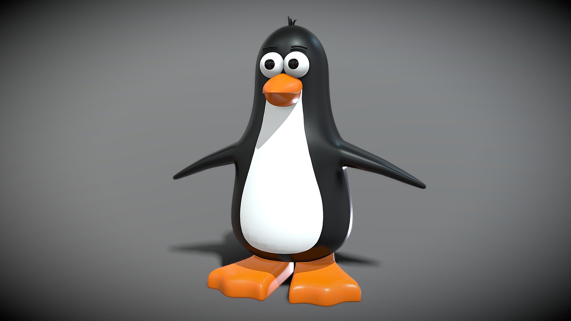 This is the tutorial result of my character creation for beginners Blender Tutorial series. 🐧

Watch the Tutorial Here:     https://youtu.be/BtRsCLGsDHI

Contents:


Stylized Penguin 3d Character Blender File (Rigged)
Stylized Penguin Animation File
Modeling Reference Images
4 Sound Effects Used in Animation
Penguin Texture
HDRI Lighting
Procedural Snow Material Blender File
Final Render
Final Animation
Video Editing Blender File
 - Stylized Penguin 3d Character (Rigged) - Buy Royalty Free 3D model by Ryan King Art (@ryankingart) 3d model