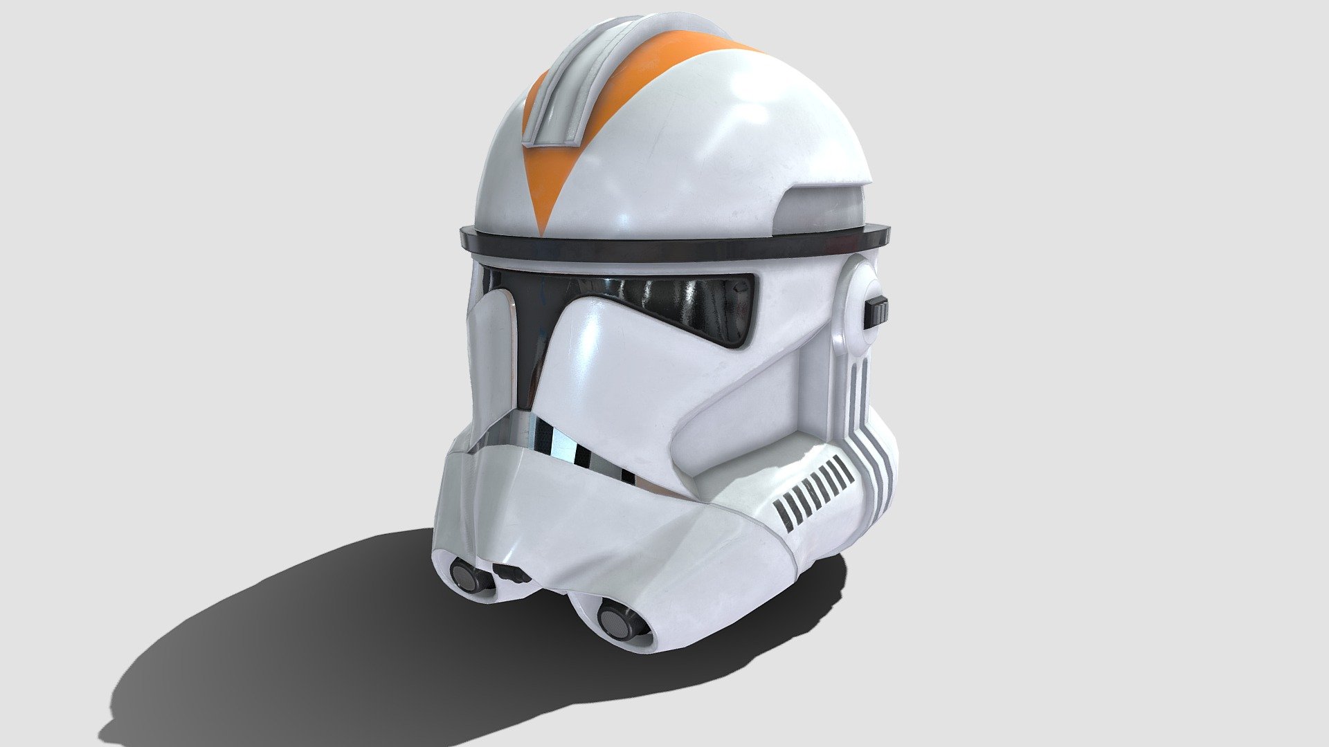 212th Phase 2 Clone Trooper Helmet from Star Wars: Revenge of the Sith modelled in Maya and textured in Substance Painter.

*New Model and Textures updated 12/05/23 - Star Wars - Phase II 212th Clone Trooper Helmet - Buy Royalty Free 3D model by JD24 3d model