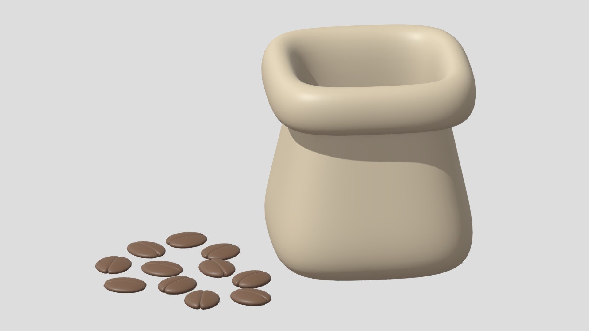 -Cartoon Coffee Bean and Coffee Sack.

-This product contains 12 objects.

-Total vert: 19,608 poly: 19,584.

-Materials and object have the correct names.

-This product was created in Blender 3.0.

-Formats: blend, fbx, obj, c4d, dae, abc, glb, stl, unity.

-We hope you enjoy this model.

-Thank you 3d model