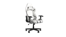 Android Gaming Chair White & Gray gaming, chairs, furniture, dining, furniture3d, dinningchair, zuo, zuomod, zuomodern, gamingchair, chair