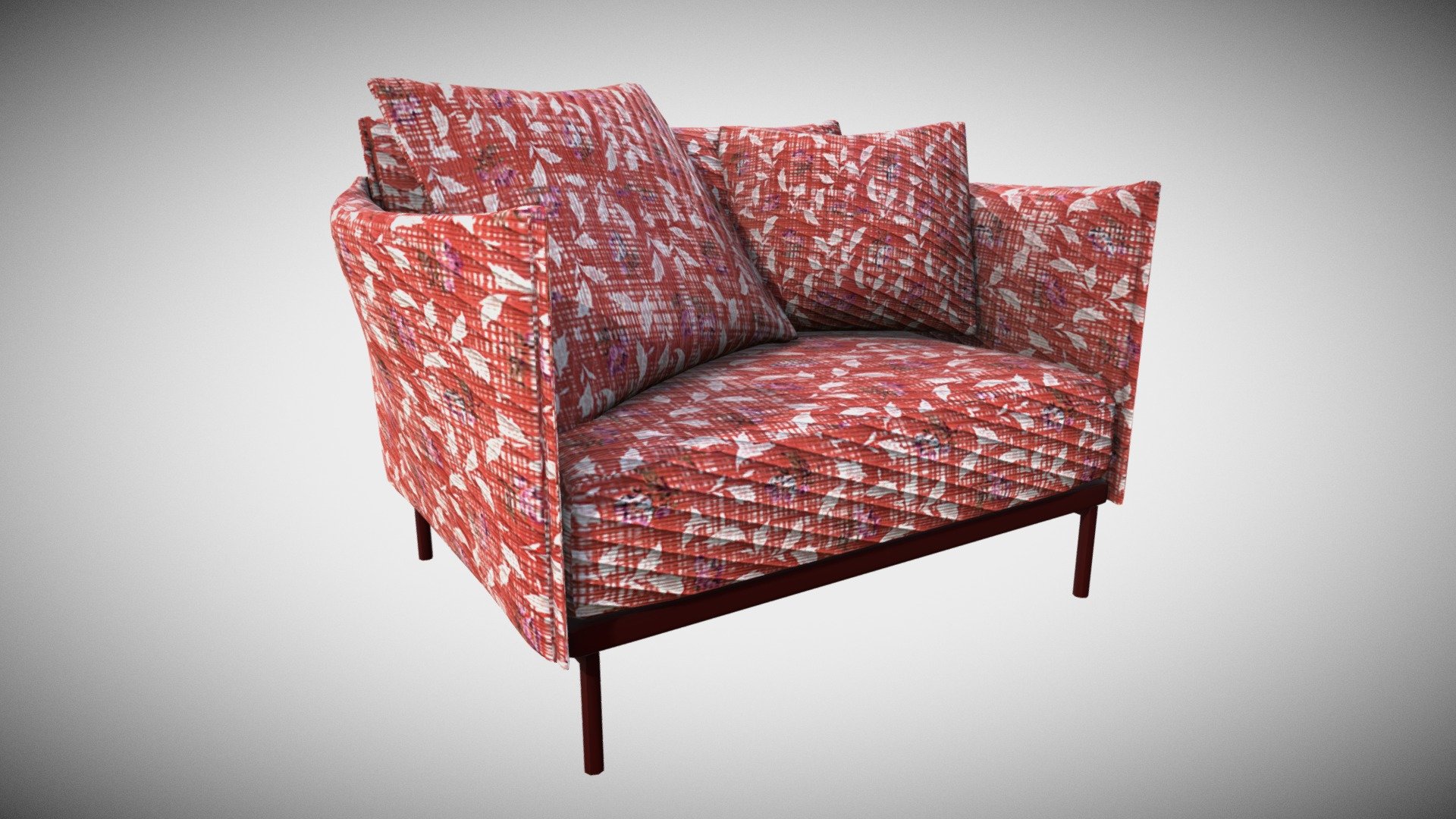 Armchair - Download Free 3D model by Francesco Coldesina (@topfrank2013) 3d model