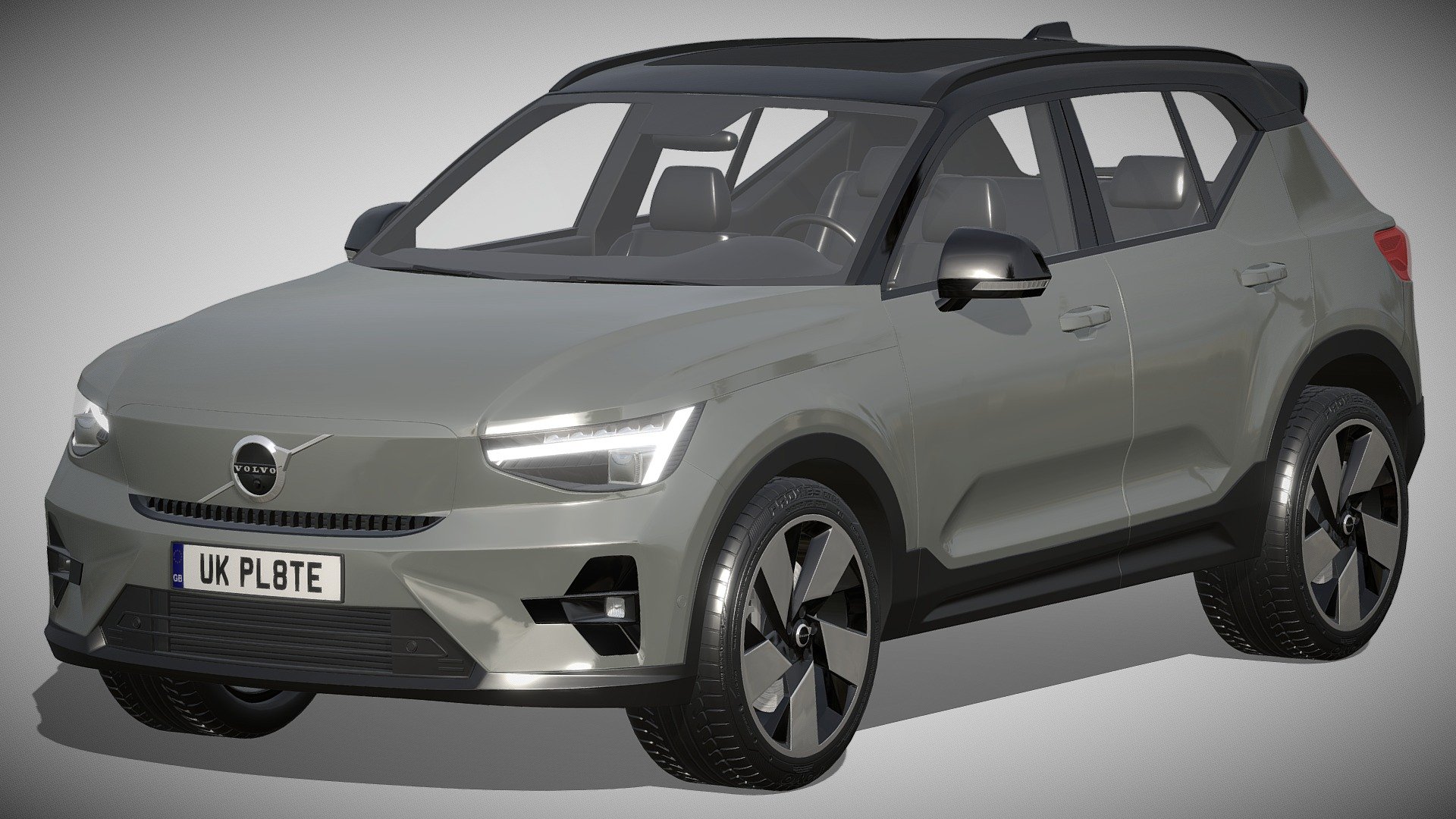 VOLVO XC40 Recharge 2023

https://www.volvocars.com/uk/cars/xc40-hybrid/

Clean geometry Light weight model, yet completely detailed for HI-Res renders. Use for movies, Advertisements or games

Corona render and materials

All textures include in *.rar files

Lighting setup is not included in the file! - VOLVO XC40 Recharge 2023 - Buy Royalty Free 3D model by zifir3d 3d model