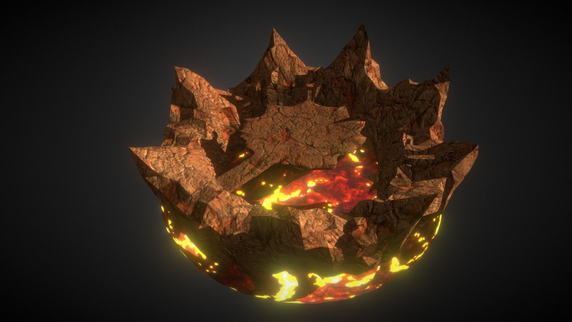 Hell arena - Hell arena - Download Free 3D model by 3DMAN (@3dmanx888) 3d model
