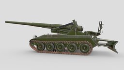 M107 Self-Propelled Gun ww2, soviet, artillery, sphere, tank, vietnam, sph, coldwar, nato, m107, usa, warsaw-pact, noai