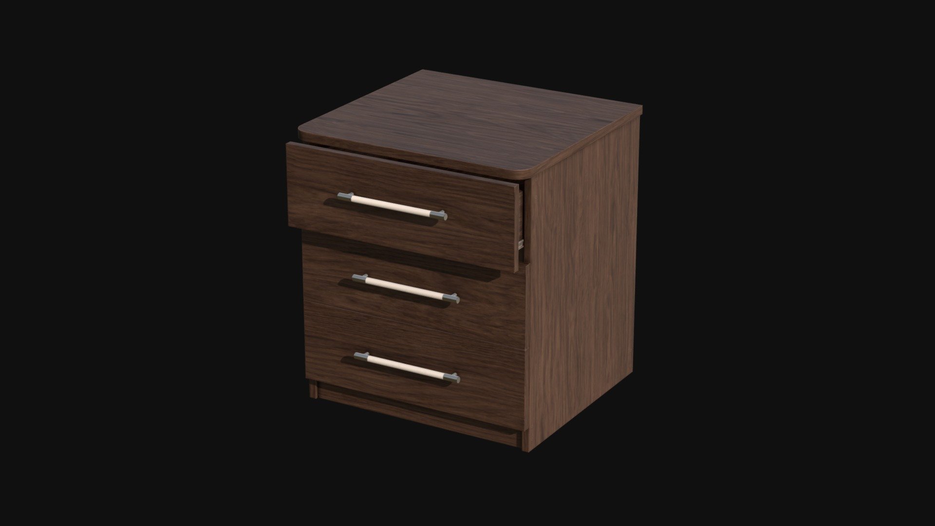 Wooden bedside table. 3D model is ready for use in the game engine and rendering.

PBR GameReady LowPoly

Color 2048x2048
 Metallic 2048x2048
 Roughness 2048x2048
 Normal 2048x2048 - Bedside Table - 3D model by Melon Polygons (@Melonpolygons) 3d model