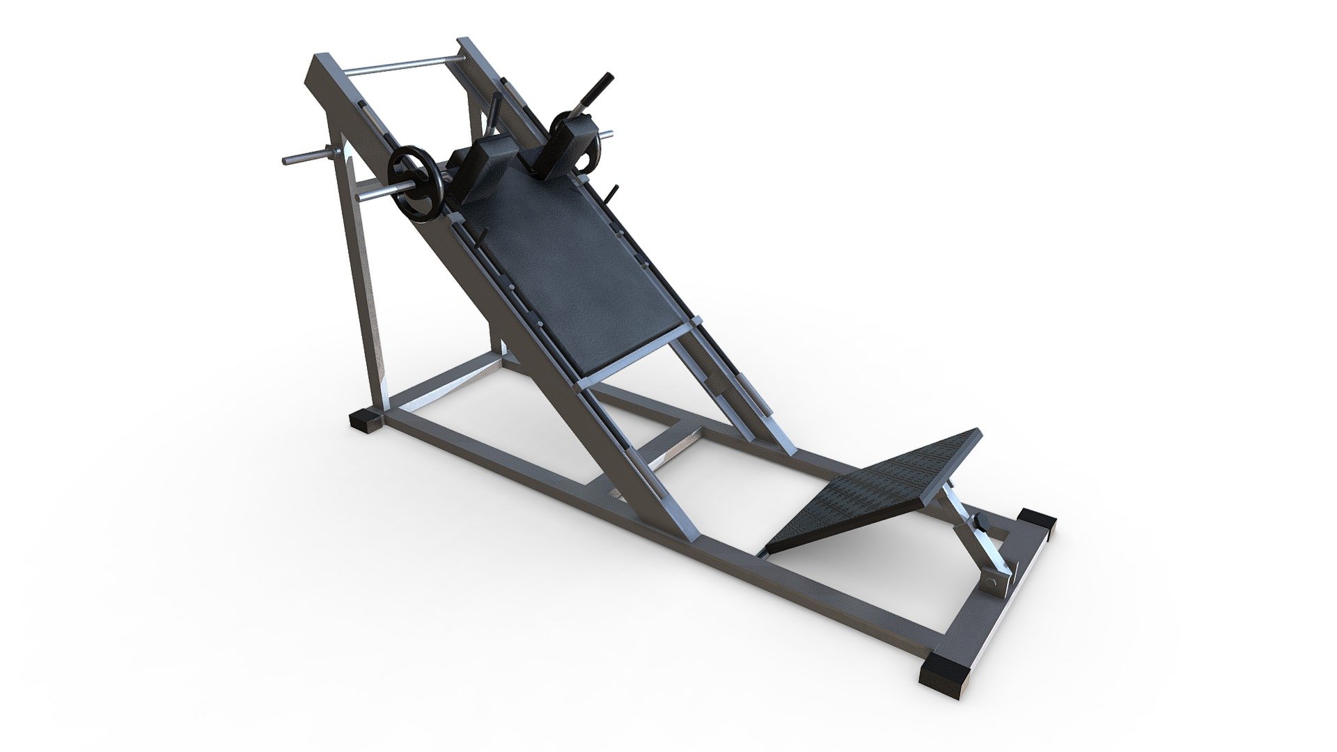 Features:


Low poly.
Ready for games.
Ready for animations.
Optimized.
Separated and nomed parts.
Easy to modify.
All textures includeds and materials applieds.
All formats tested and working.
Textures PBR 2048x2048.
 - Hack Squat Machine - Buy Royalty Free 3D model by Elvair Lima (@elvair) 3d model