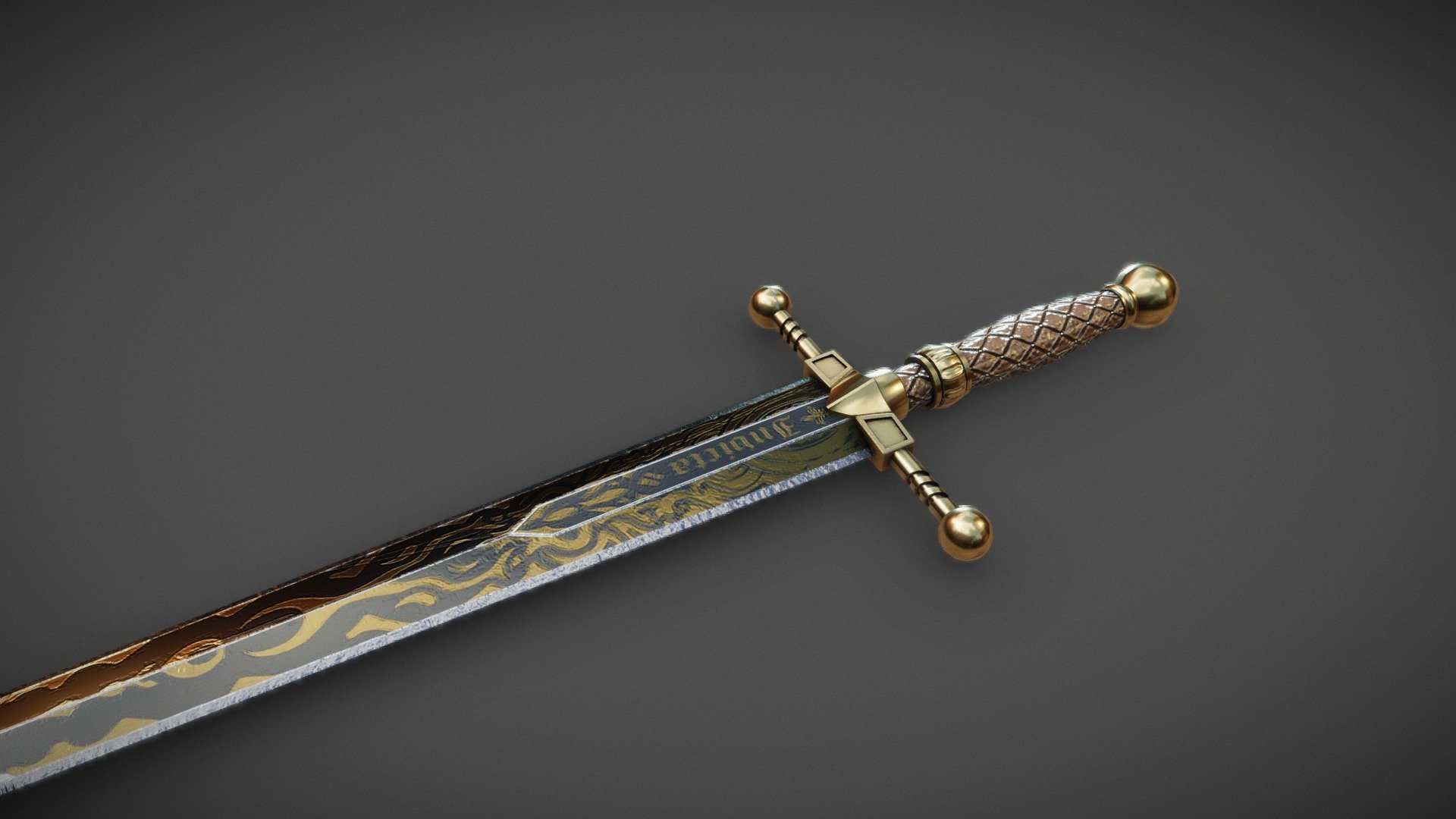 A quick model of a sword that i made as a mod for blade and sorcery. Based on the concept by Guillem Daudén 3d model