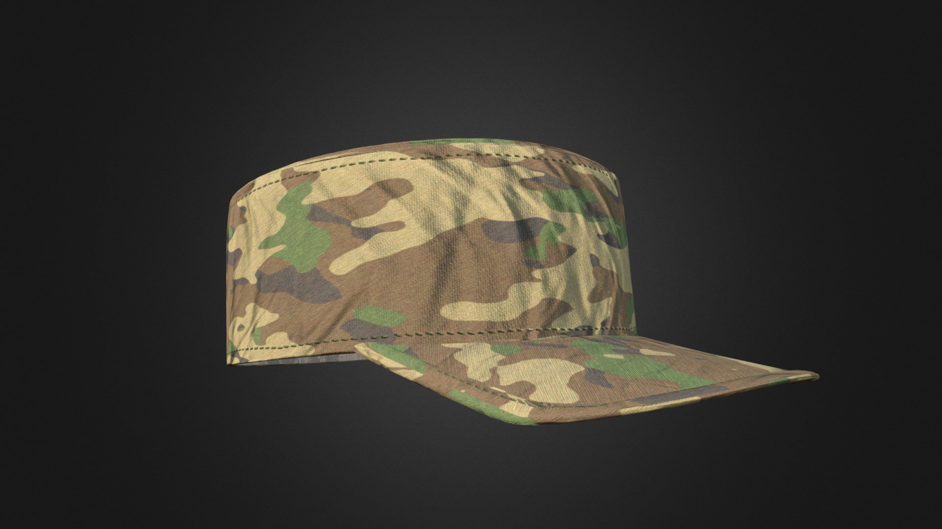 This Military hat is roblox commission project

Software: Blender and Substance Painter

Duration: 2 Days - Military Cap - 3D model by Muhawow 3d model