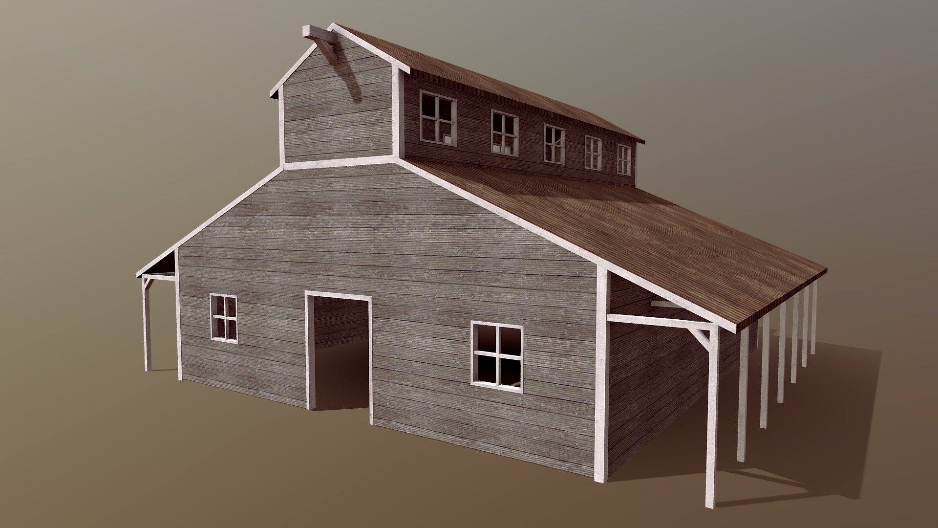 A 20th century Western era Stables. Works great in any modern game engines or for rendering purposes. The model comes with two texture and material setups. Both the interior and exterior are textured.

Available in: blend, fbx, dae, obj, mtl and UnityPackage.

Textures are in 4096x4096 PNG format:




Diffuse/Albedo Texture

Normal Map

Ambient Occlusion

Unity Package includes easy to use drag and drop prefabs.

Materials are Native to Blender 2.79 (Packed textures) ,Files types have been exported from Blender

For any help or inquiries please message me directly on Sketchfab or on my email: howardcoates95@gmail.com - Stables - Buy Royalty Free 3D model by HowardCoates 3d model