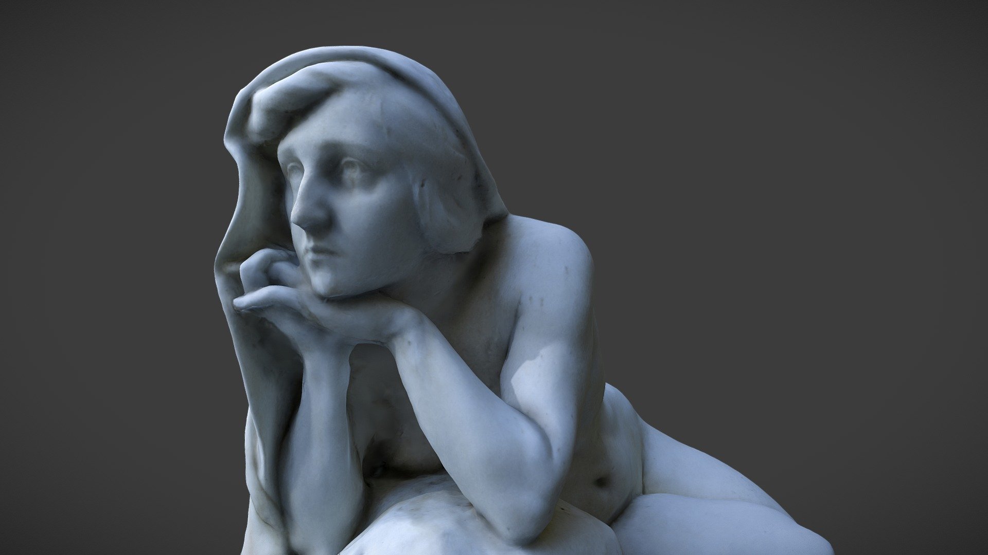 Une Vie by Rebeca Matte, 1913, Stibbert Garden, Florence, Italy.

Made with Reality Capture, and some detailing with Zbrush, Maya and Photoshop.

Send an email if you wanna use this model for anything non-profit to EternalEchoesVR@gmail.com - "Une Vie" - 3D model by EternalEchoesVR 3d model