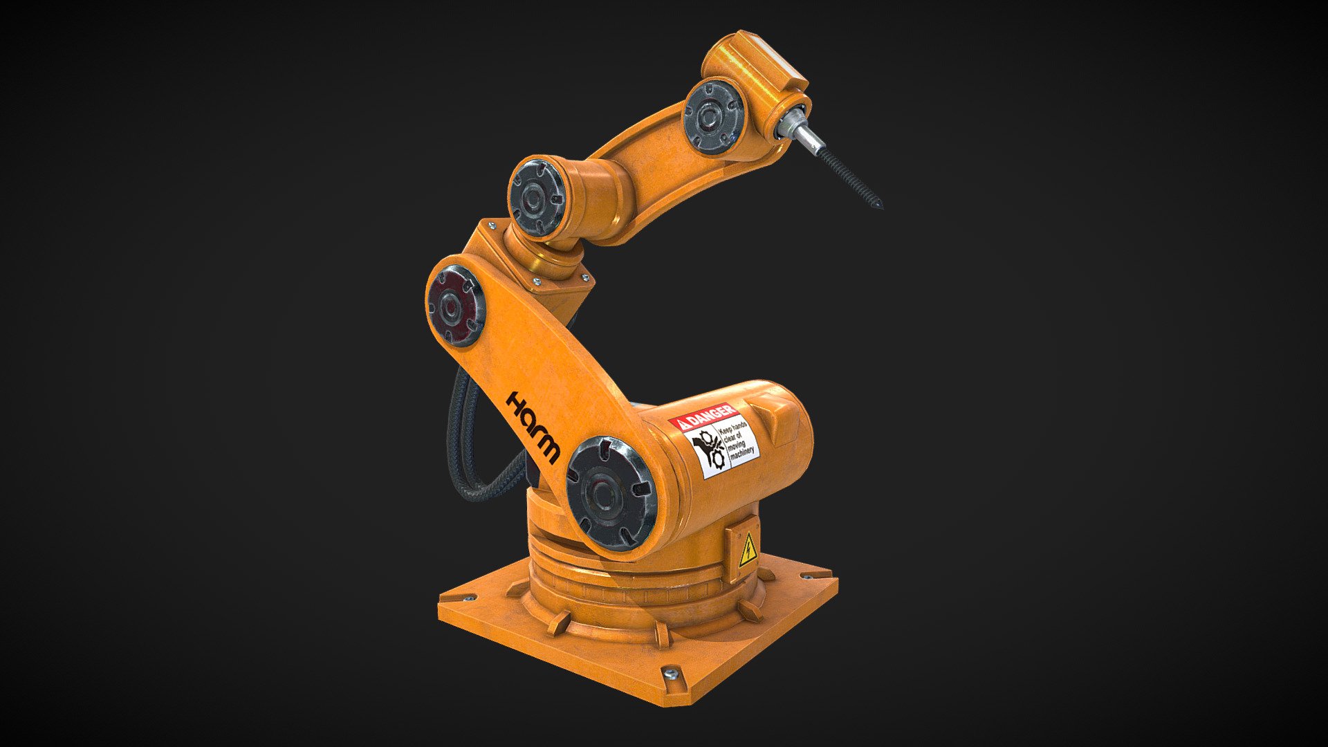 Clean Robotic arm made with blender &amp; substance painter.

10k triangles

1 x 2k set texture ( NOMAR) - Robotic arm - Buy Royalty Free 3D model by RaynaudL (@fts_ltx) 3d model