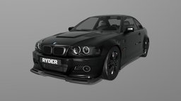 BMW E46 M3 NightRyder Sports Car based, bmw, drive, night, fast, vehicledesign, substancepainter, maya, pbr, lowpoly, car, nightrider, bmw-m3