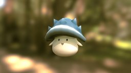 楓之谷: 刺菇菇 ( Maplestory: Horny Mushroom 3D model ) 