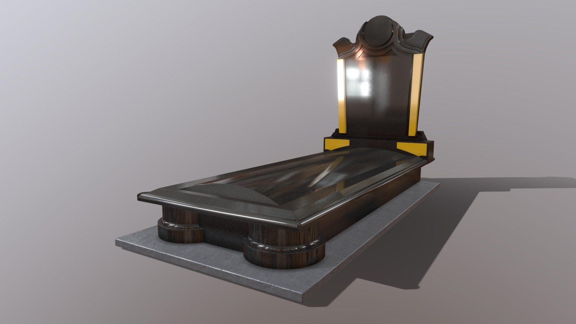 Tombstone test v9 - 3D model by ihaniff2902 3d model