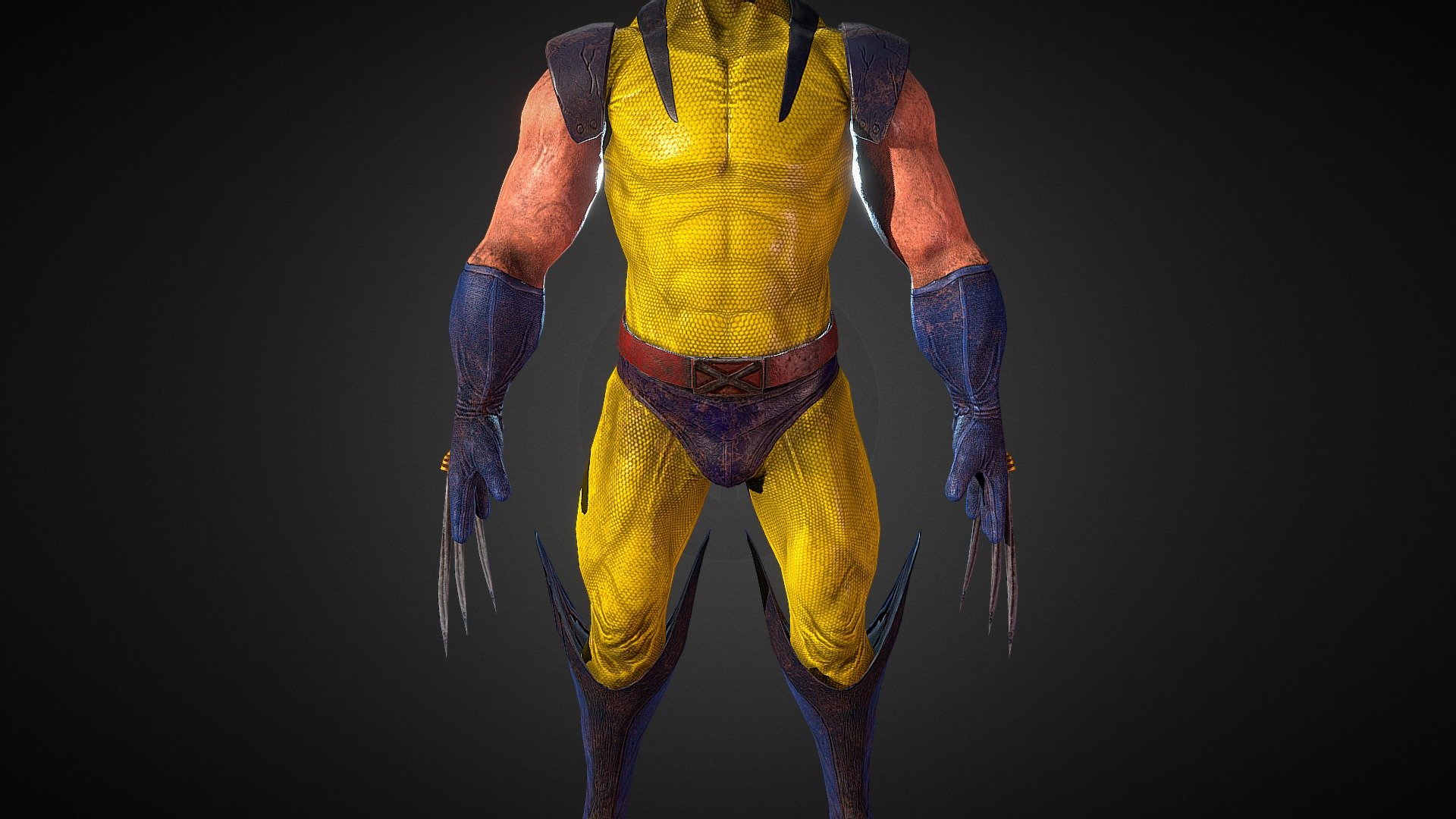 Wolverine 6.5k - 3D model by Mickael B (@mickaelb) 3d model