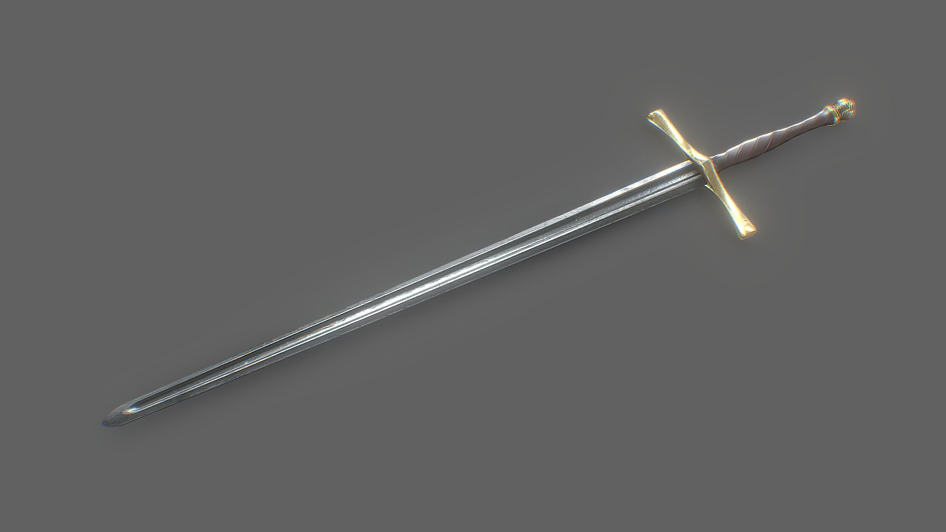 Sample of (TrimSheet) medieval weapon 

Game Ready - Unwrapped 
3DsMax / Zbrush / Substance Painter - Medieval Sword - Buy Royalty Free 3D model by ArchViz (@Archivz) 3d model