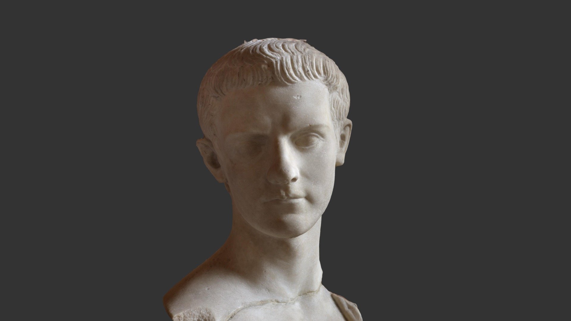 Known as Emperor Gaius. Successor and Adoptive Son of Tiberius and Biological Son of Germanicus 3d model