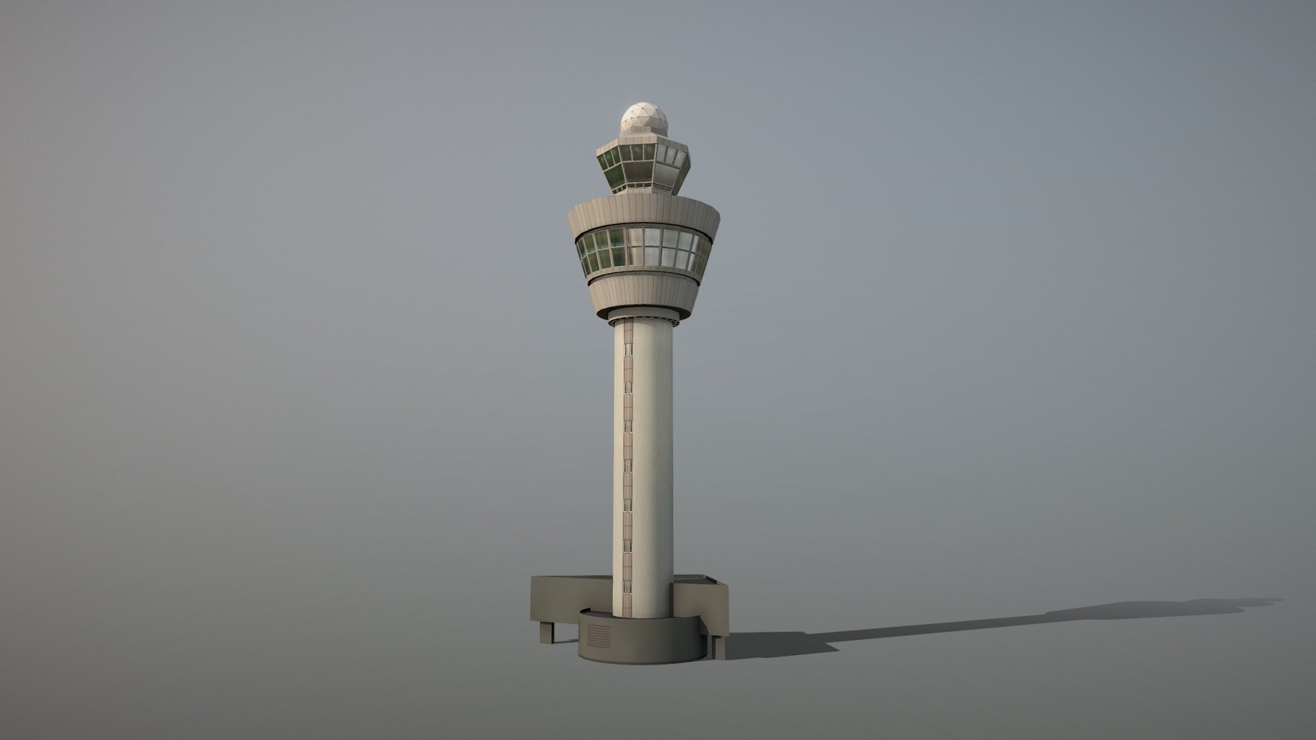 Airport EHAM_Control_Tower Amsterdam Airport Schiphol




LOD0 - (triangles 1242) / (points 650)

LOD1 - (triangles 842) / (points 448)

LOD2 - (triangles 460) / (points 282)

LOD3 - (triangles 124) / (points 89)

Low-poly 3D model Airport Control Tower with LODs




Textures for PBR shader (Albedo, AmbietOcclusion, Gloss, Specular, NormalMap, Emission) they may be used with Unity3D, Unreal Engine. 

All pictures (previews) REALTIME rendering

Textures for NIGHT

Textures for WINTER


Сontains 4 LODs




Textures:




EHAM_Control_Tower_Albedo.png         - 2048x2048

EHAM_Control_Tower_AmbietOcclusion.png    - 2048x2048

EHAM_Control_Tower_Gloss.png          - 2048x2048

EHAM_Control_Tower_Specular.png       - 2048x2048

EHAM_Control_Tower_NormalMap.png      - 2048x2048 


EHAM_Control_Tower_Emission.png       - 2048x2048




Pack for WINTER   





If you have questions about my models or need any kind of help, feel free to contact me and i'll do my best to help you 3d model