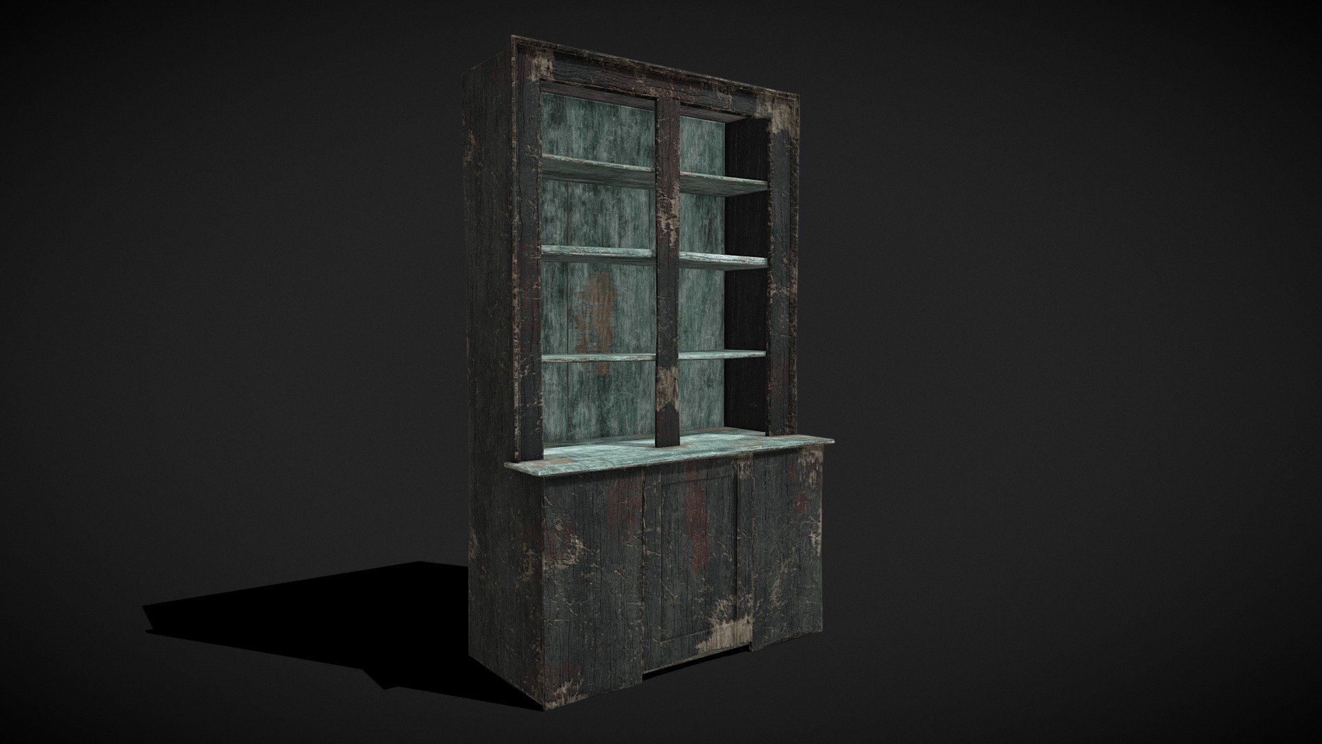 Old Medieval Cabinet 
VR / AR / Low-poly
PBR approved
Geometry Polygon mesh
Polygons 1,735
Vertices 1,751
Textures 4K PNG - Old Medieval Cabinet - Buy Royalty Free 3D model by GetDeadEntertainment 3d model