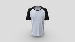 Raglan Sleeve Round Neck T- Shirts Design comfortable, pack, tee, obj, fbx, df, sleeve, digital3d, raglan, newdesign, textiledesign, design, t-shirts, digitalclothing, appareldesign, clothdesign, apparelmaking, teedesign, teeobj, topdesign, 3dmaking
