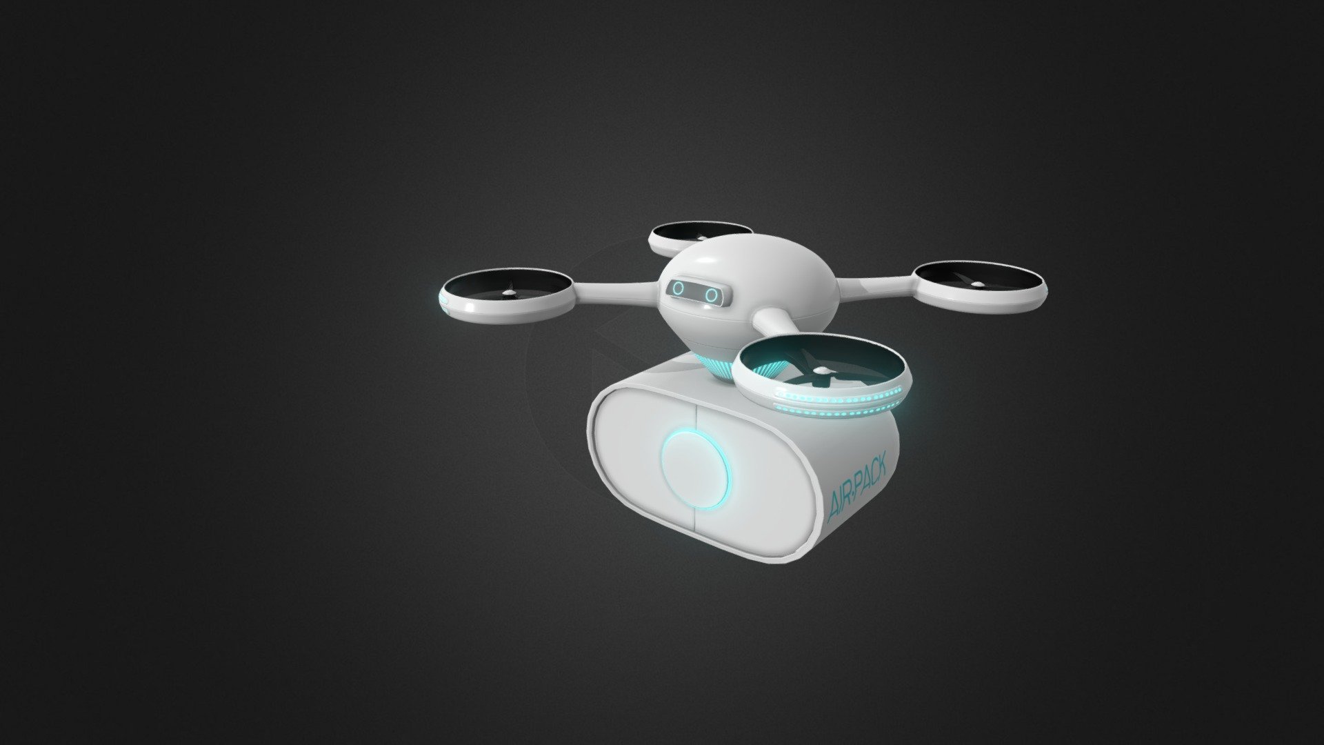 delivery  Dron - delivery Dron - 3D model by Mahmoud.Saeed 3d model