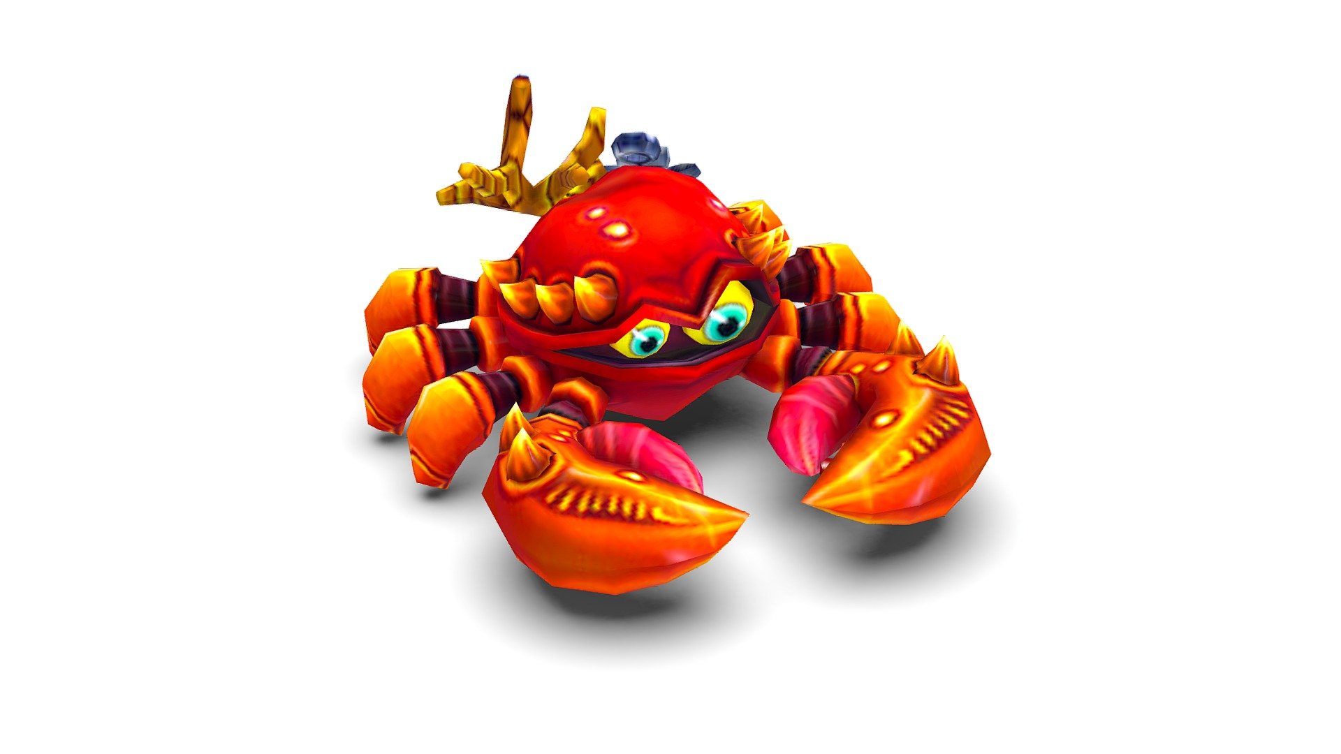 lowpoly 3d model cartoon crab - 3dsMax file included - lowpoly 3d model cartoon crab - Buy Royalty Free 3D model by Oleg Shuldiakov (@olegshuldiakov) 3d model