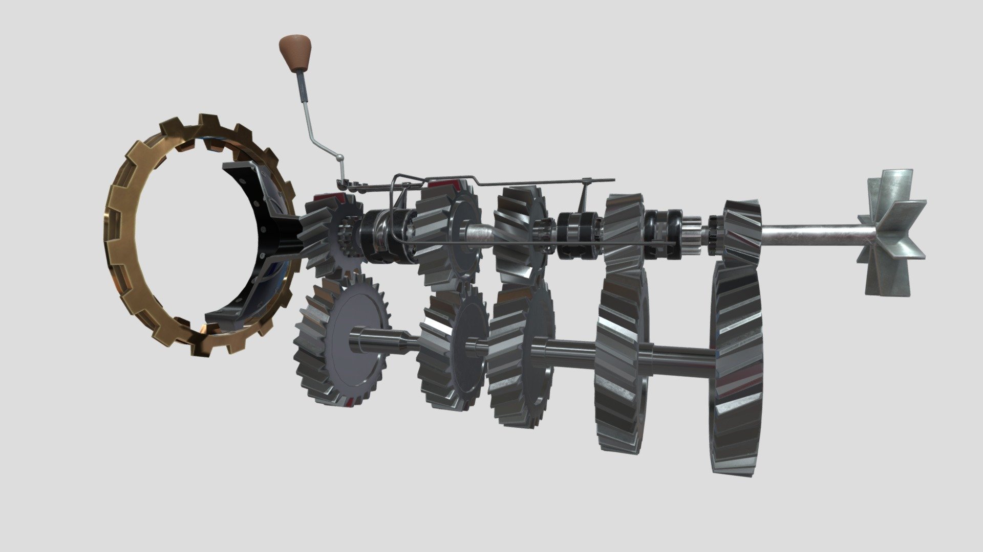 New Gearbox - 3D model by Ivan.Starovoitov 3d model
