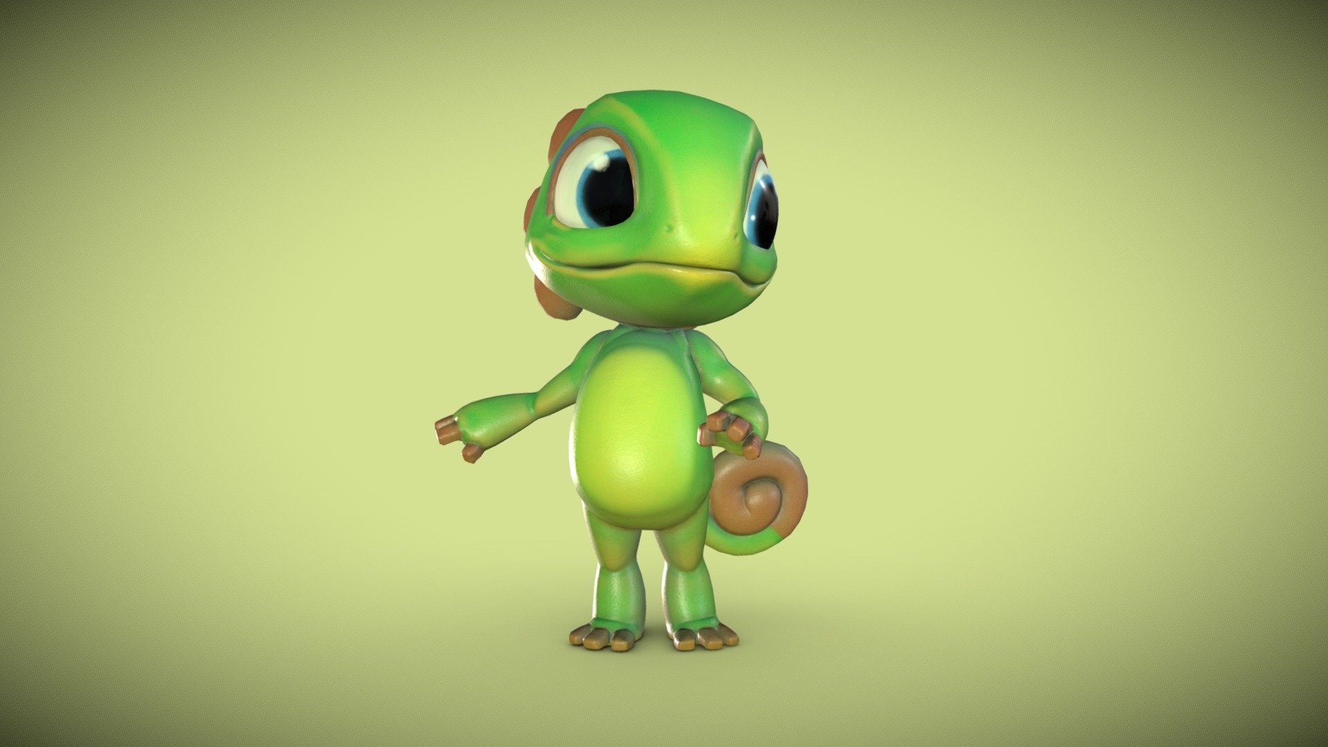 Yooka from Yooka-Laylee cutified!

Sculpted in ZBrush, retopologized in Maya, textured in Substance Painter.

Feel free to download and use for any non-commercial work.

Original fanart (c) Nicholas Kole, Yooka-Laylee (c) Playtonic 3d model
