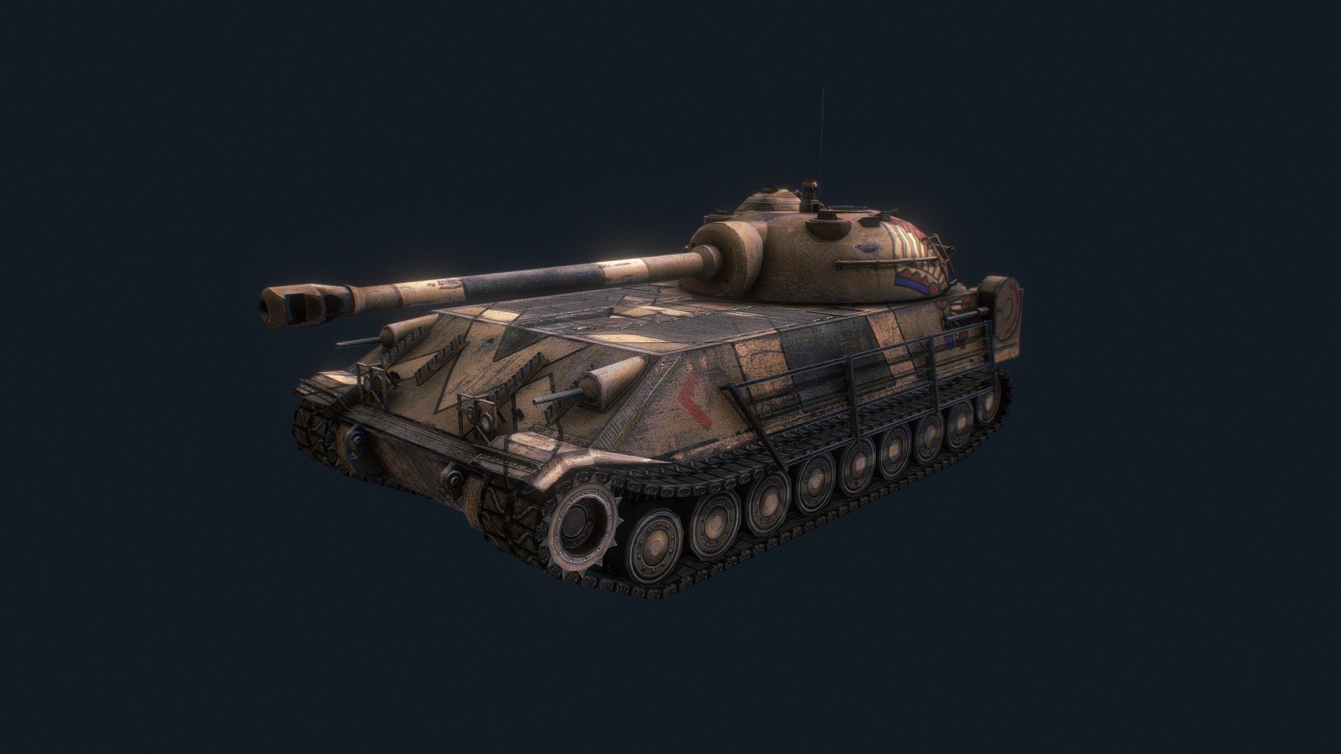 World of Tanks Blitz - Chrysler K - 3D model by World of Tanks: Blitz (@wot.blitz) 3d model