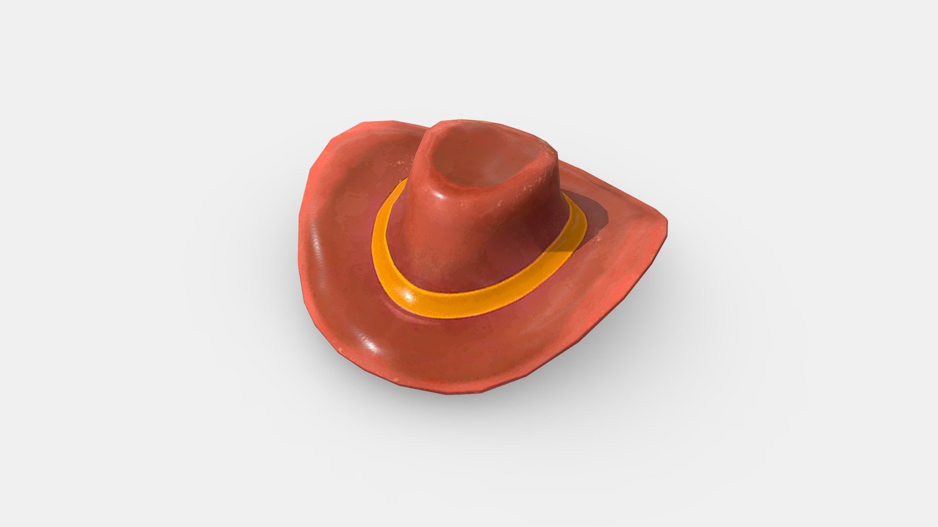 Cartoon cowboy hat - Cartoon cowboy hat - 3D model by ler_cartoon (@lerrrrr) 3d model