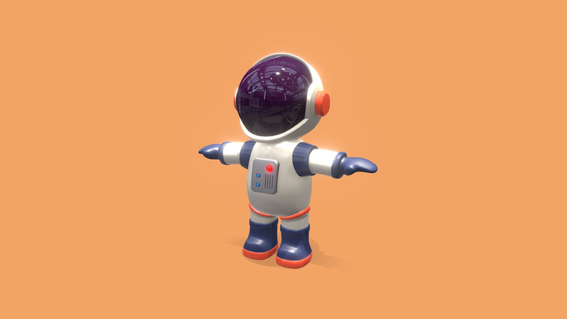 Astronaut - 3D model by adm3d 3d model
