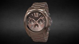 Michael Kors MK6247 Watch unreal, vr, ar, watches, potogrammetry, pbr-texturing, ralistic, unity, 3d, pbr, scan, 3dscan, watch, 3dmodel