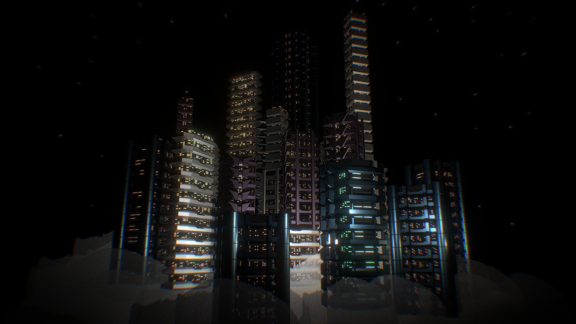 This is public domain (CC0), I'm as the author give it away to the World. This model and design can be used by anybody for anything. No attribution required.

making of video
https://youtu.be/kgsTW0aajBE - FREE Sci-Fi City - public domain (CC0) - Download Free 3D model by Unity Fan youtube channel (@unityfan777) 3d model