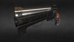 Paramour Hand Cannon autodesk, 3ds-max, vray-3ds, substancepainter, substance, maya2018