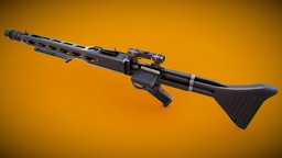 Valken 38x rifle, sniper, pbr-texturing, weapon, game, pbr, scifi, starwars, gun