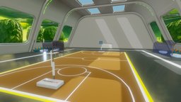 Futuristic Basketball Facility