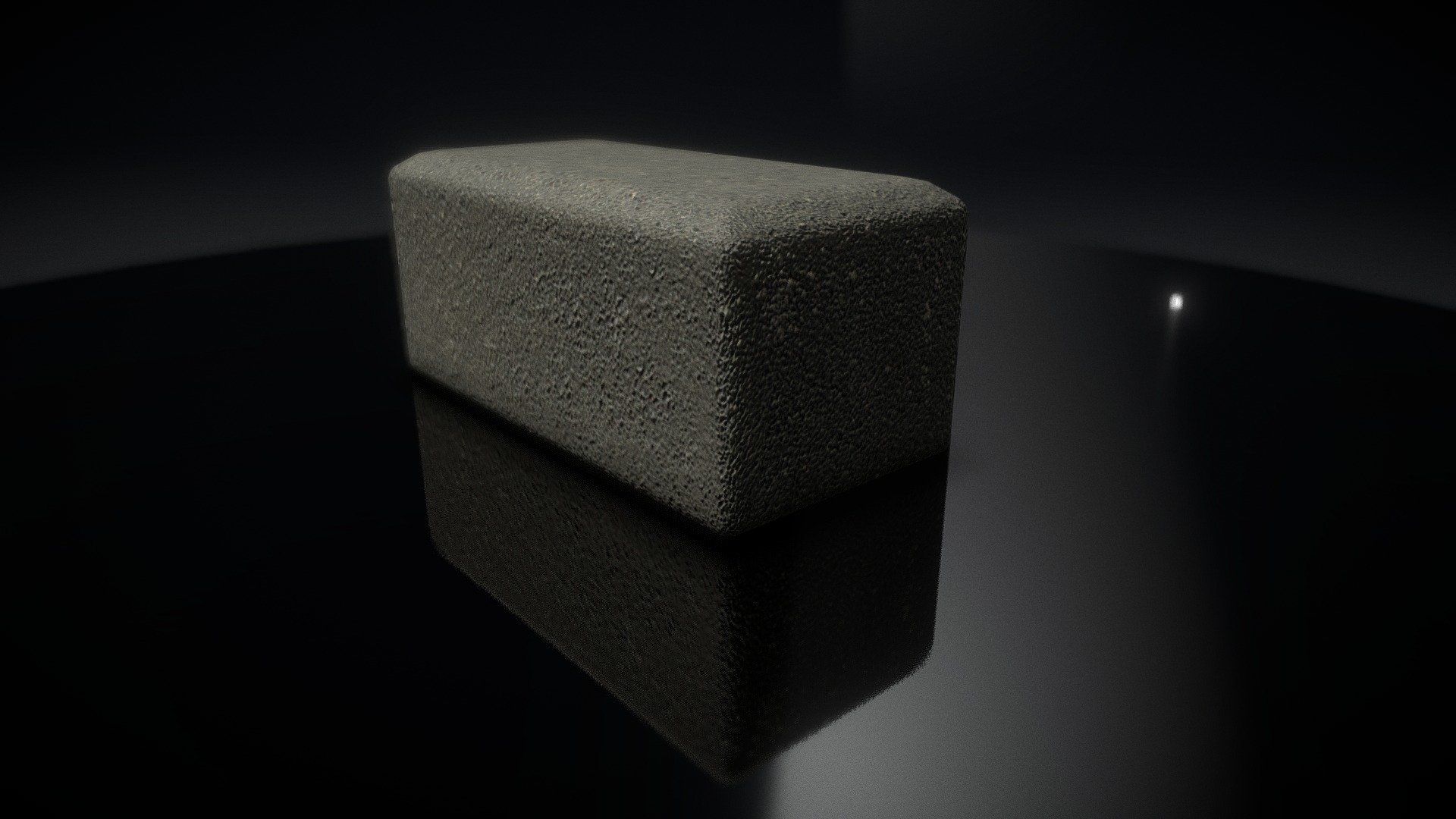 A paving stone.

 - Paving Stone - Download Free 3D model by VIS-All-3D (@VIS-All) 3d model