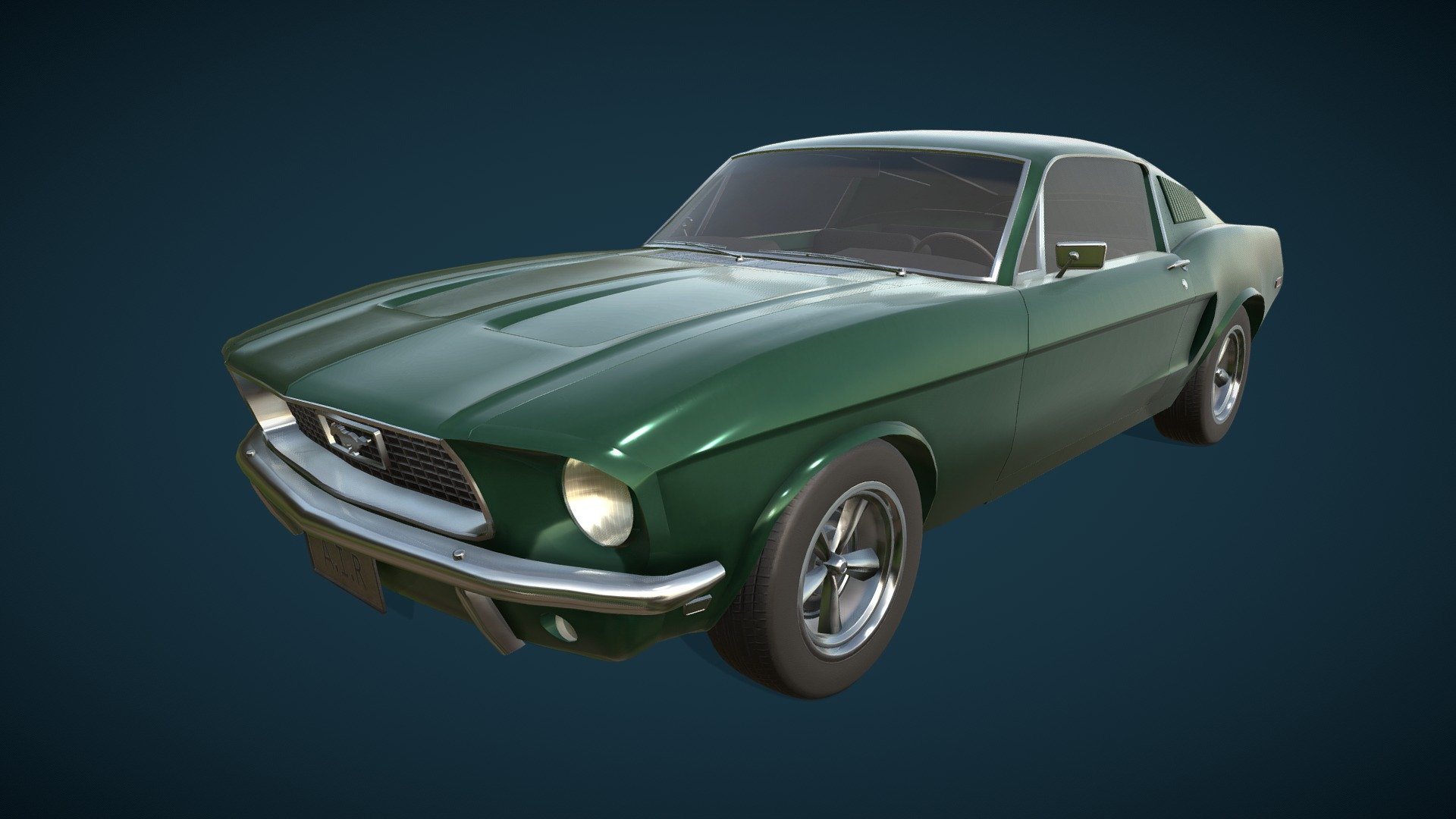 3D model of the legendary mustang. This model took me 2 weeks.




77k polygons, 8 UV maps. PBR 4K / 2K Textures.

The car model is made in low poly and optimized / Game ready

Textures: BaseColor / Roughness / Metallic / Normal map.

Textured in Substance 3D Painter

Modeled in Blender 3D
 - Ford Mustang 1968 - low poly - Buy Royalty Free 3D model by A.I.R (@air3dart) 3d model