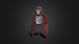 Gorilla TAG IK Rigged | 5$ gaming, virtualreality, gorilla, texturedmodel, riggedmodel, ikanimation, 3dcharactermodel, 3dgorillatag, gorillatagmodel, sketchfabsale