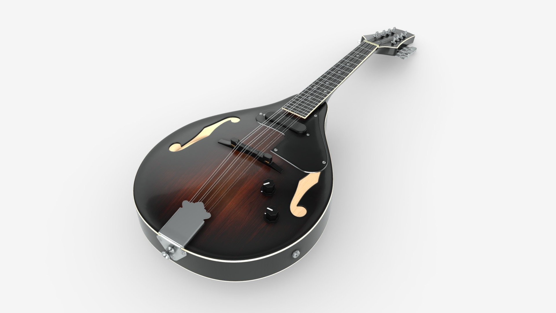 Mandoline string instrument - Buy Royalty Free 3D model by HQ3DMOD (@AivisAstics) 3d model