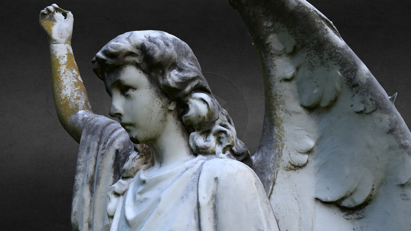Another scan of angel statues found at the Grove Hill Cemetery.

Processed from 191 photos using realityCapture 3d model