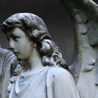 cemetery angel winter, tombstone, 3d-scan, gir, cemetery, gravestone, headstone, statue, realitycapture, photogrammetry, stone