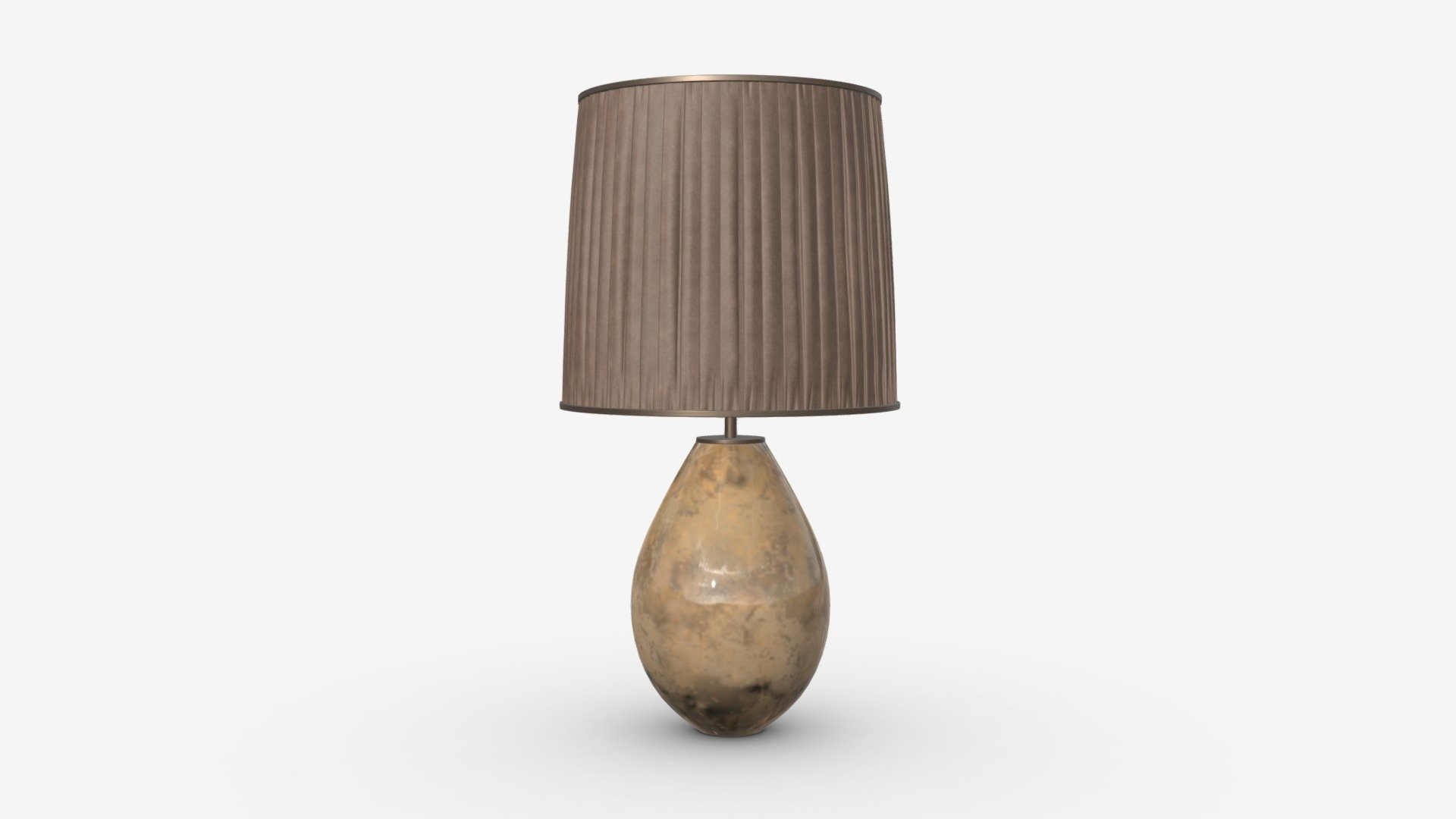 Desk lamp with shade - Buy Royalty Free 3D model by HQ3DMOD (@AivisAstics) 3d model