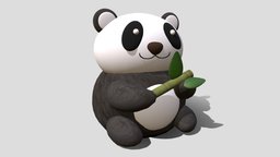 Week 5a Character Block Out: Panda Bear 