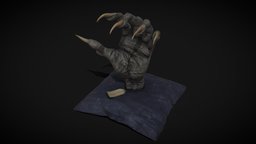 Hand of Glory- Horror Decoration victorian, death, prop, vintage, creepy, goth, scary, gothic, props, harrypotter, horrorgame, glory, props-assets, monster-hand, low-poly, lowpoly, decoration, monster, halloween, spooky, hand, horror, horror-props, halloween-decor, handofglory, noai