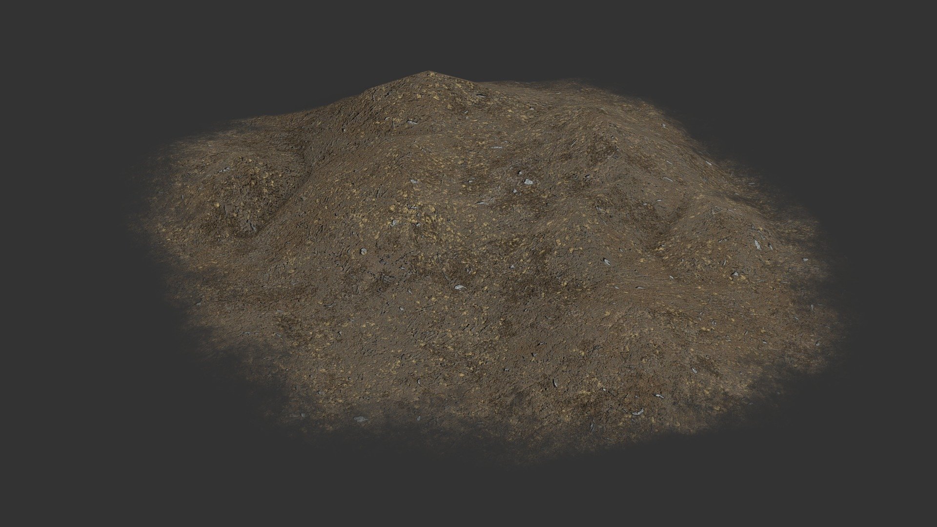 Low poly Dirt Pile made for a city roadwork

Modelled in Maya 2022 and textured in Substance 3D Painter - Large Dirt Pile - Download Free 3D model by staticcc 3d model