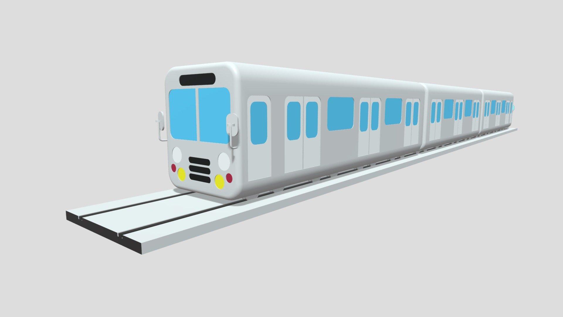 -Cartoon Metro Subway Train.

-This product contains 56 objects.

-Vert: 18,474 poly: 14,232.

-Objects and materials have the correct names.

-This product was created in Blender 2.935.

-Formats: blend, fbx, obj, c4d, dae, abc, stl, glb.

-We hope you enjoy this model.

-Thank you 3d model