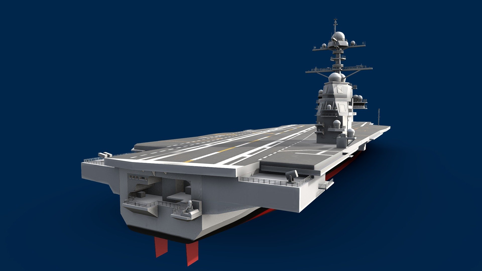 Gerald R. Ford aircraft carrier

The Gerald R. Ford class is a class of nuclear powered aircraft carriers currently being constructed for the United States Navy.

If you like this 3d model, please like, comment and follow me 3d model