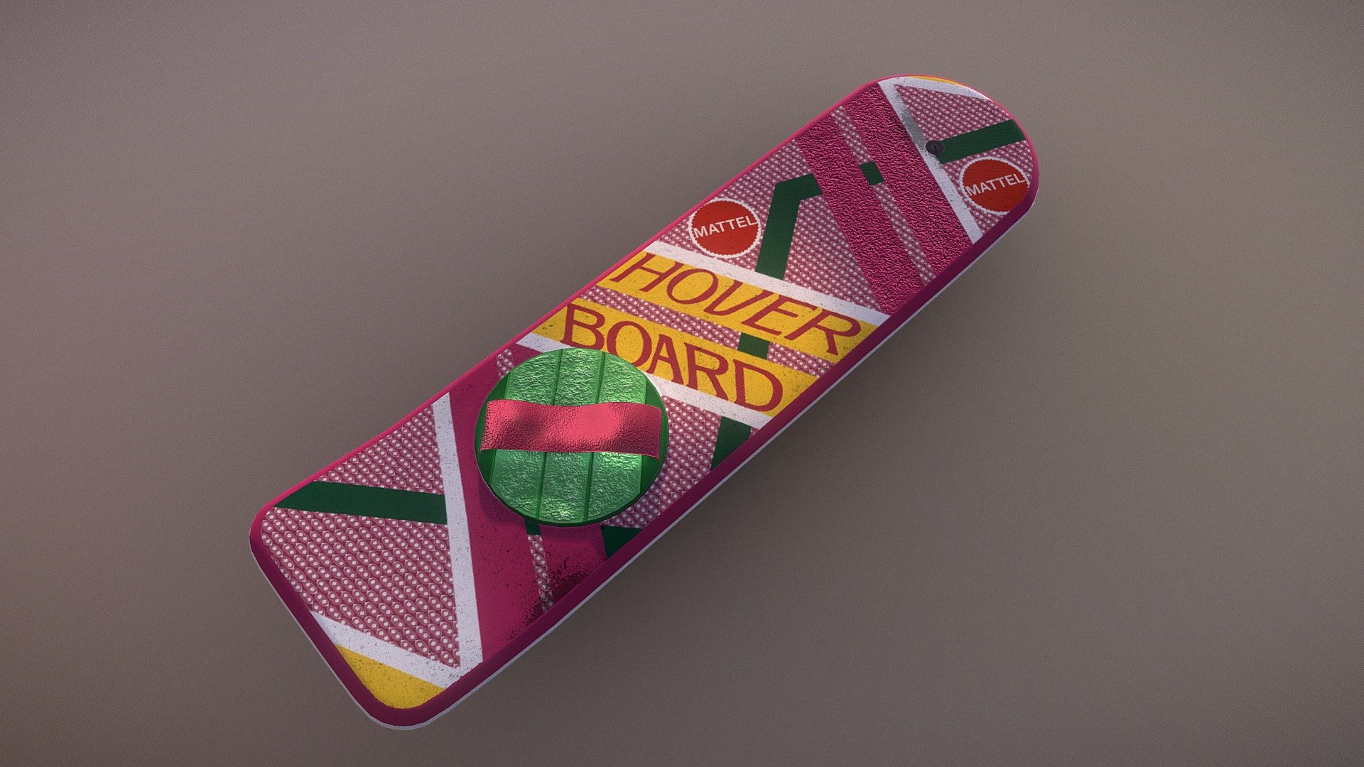 Joel Ferris - WCG , FdA Game Art

Fifth model produced; modelled using reference imagery and inspiration from Robert Zemeckis’ Back to the Future Part II (1985) and the design by Alex.Delpeyroux @ https://skfb.ly/6HYAE - Hoverboard BTTF - WCG - Download Free 3D model by Vanillatography 3d model