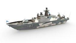 Hamina missile boat missile, class, craft, ready, fast, attack, finnish, game, low, poly, ship, navy, boat, hanko, fns, hamina